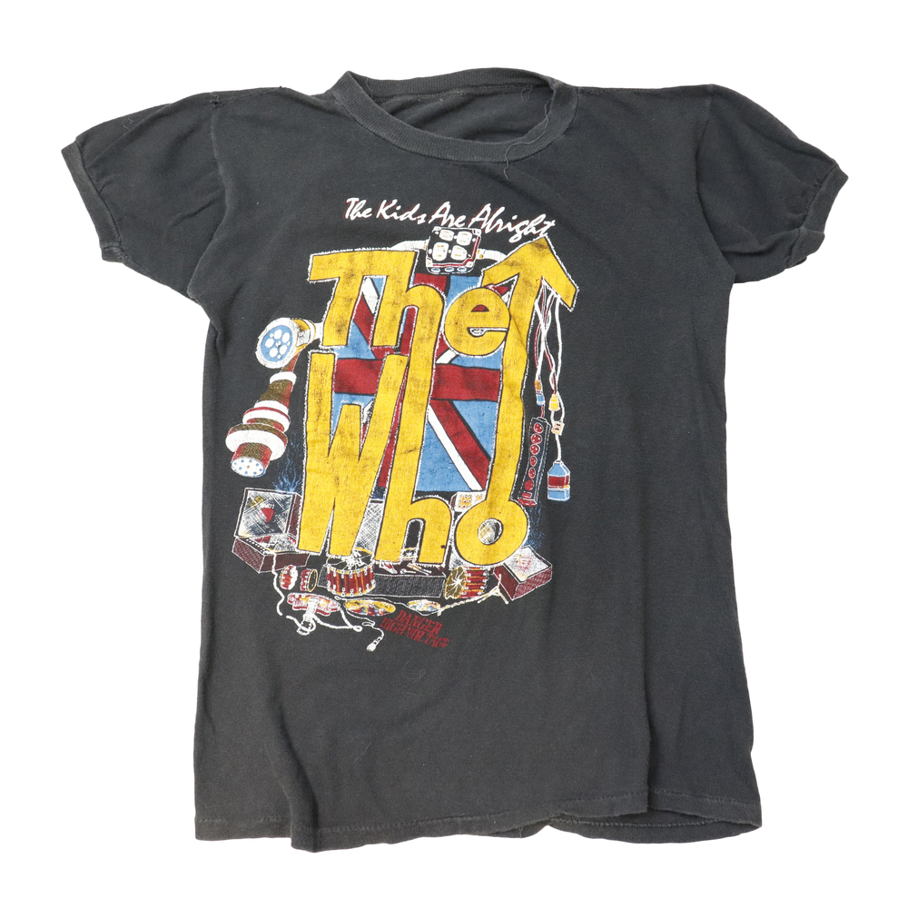 Vintage 80s The Who Tribute Dark Gray T-Shirt Size S